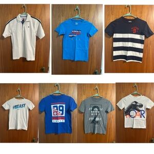 7 pieces of Boys' Short Sleeve tees Size 8